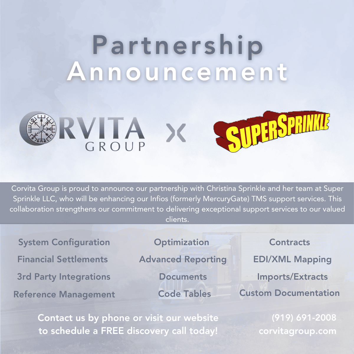 Corvita Group Announces Strategic Partnership with Super Sprinkle LLC